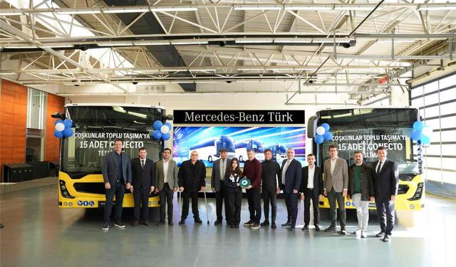 Mercedes-Benz Türk’ten Coşkunlar’a 15 Conecto Teslimatı