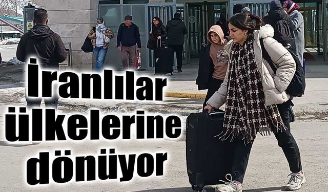 İranlılar Kapıköy Sınır Kapısı’ndan ülkelerine dönüyor