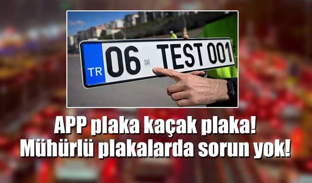 TŞOF tarafından basılan plakalara geçici muafiyet: Cezalar iptal edilecek
