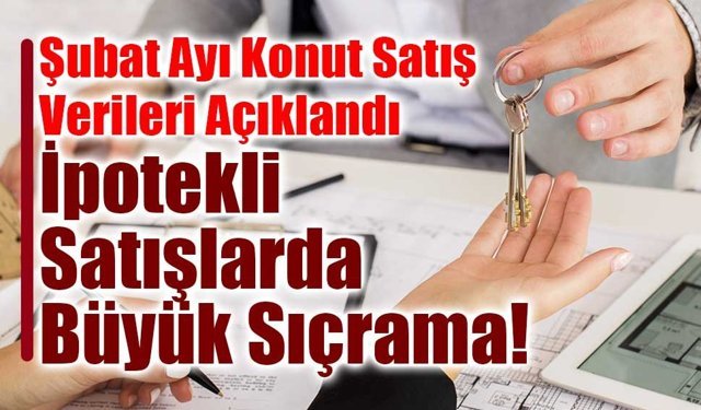 Şubat Ayı Konut Satış Verilerinde İpotekli Satışlardaki Artış Dikkat Çekiyor!