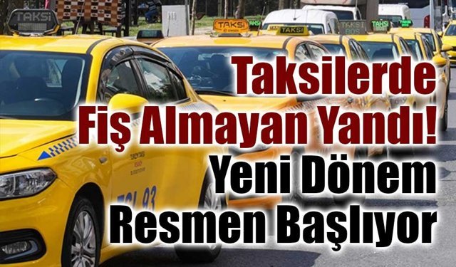 Taksilerde O Cihaz Artık Tarih Oldu! Binmeden Önce Mutlaka Okuyun