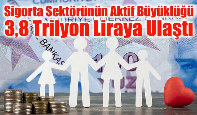 Sigorta Sektörünün Aktif Büyüklüğü 3,8 Trilyon Liraya Ulaştı