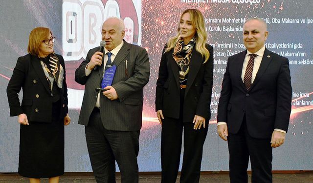 Oba Makarna sağlık yatırımlarıyla ödüllendirildi