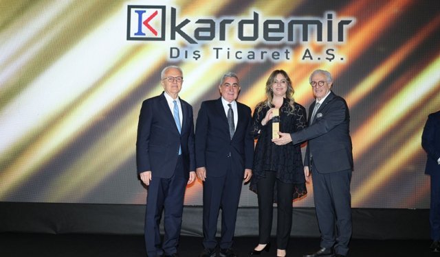Kardemir Çelik ihracatta gücünü altın kategori ödülüyle tescilledi