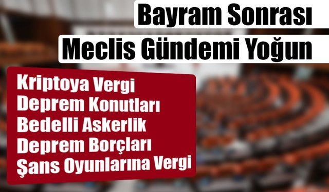 Meclis’te Kritik Hafta: Ekonomi Düzenlemeleri Tek Tek Görüşülecek