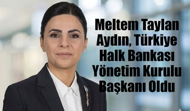 Meltem Taylan Aydın, Türkiye Halk Bankası Yönetim Kurulu Başkanı Oldu