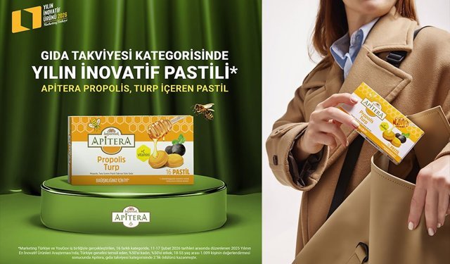 Balparmak’ın iyi yaşam markası Apitera’ya bir ödül daha!