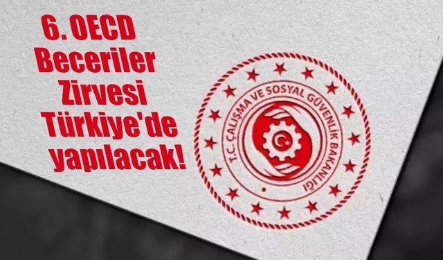 6. OECD Beceriler Zirvesi Türkiye'de yapılacak!