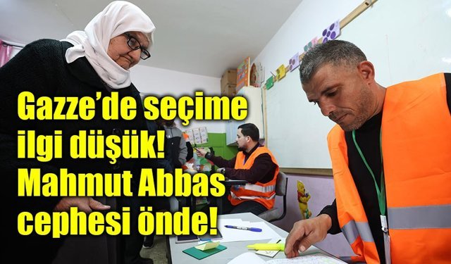 Gazze’de sandığa ilgi zayıf! Abbas’a bağlı adaylar seçimlerin kazananı oldu