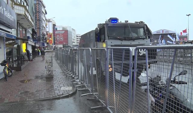1 Mayıs kutlamalarının merkezi Kadıköy'de yoğun güvenlik önlemi