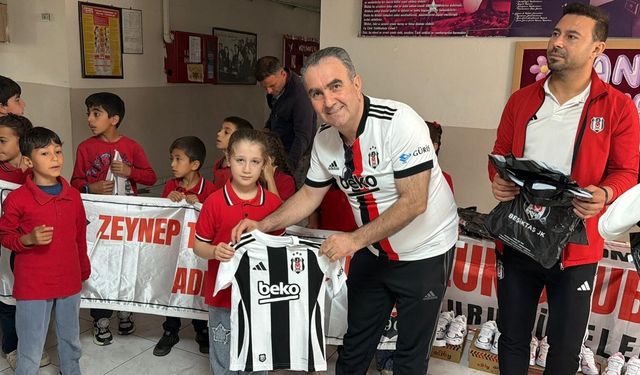 Beşiktaş'ın "Bu Forma Benden Sana Kardeşim" Kampanyası Çocukların Yüzünü Güldürdü!