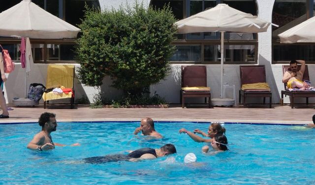 Bayramın dördüncü gününde turistik oteller doldu taştı