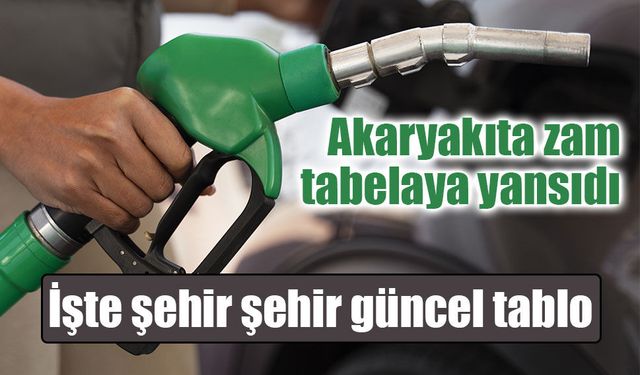Pompa fiyatları güncellendi: İstanbul, Ankara ve İzmir’de yeni akaryakıt tarifesi