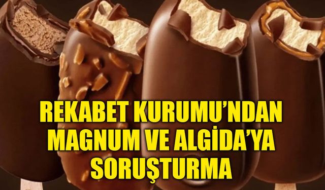 Rekabet Kurumu’ndan Magnum ve Algida’ya soruşturma