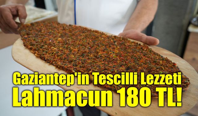 Tescilli Antep Lahmacunu Cep Yakıyor!
