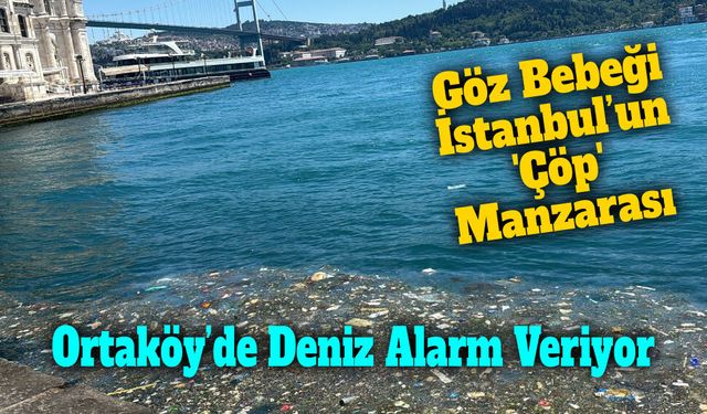 Ortaköy Sahili'nde kirlilik tepki çekti: Vatandaşlardan temizlik çağrısı