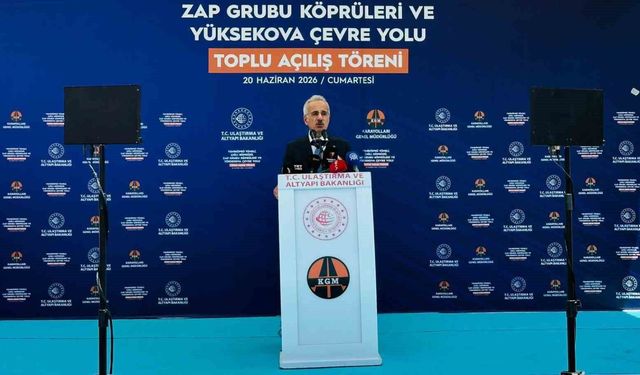 Bakan Uraloğlu: 'Bir zamanlar 'girilmez' denilen vadilerde şimdi tüneller açılıyor, köprüler yükseliyor'