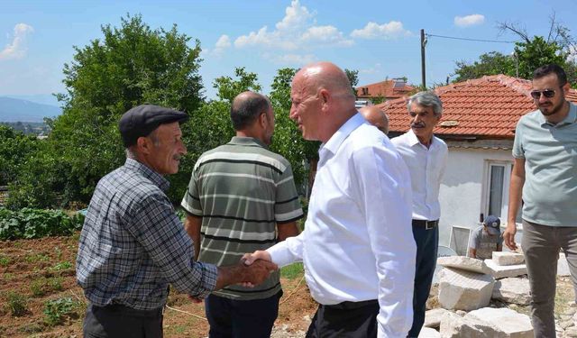Başkan Kumral mahallelerde süren çalışmaları yerinde inceledi