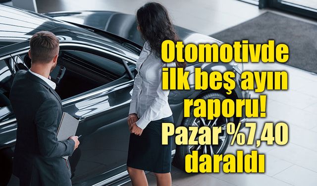 Otomotiv pazarında daralma sinyalleri: Beş yıllık ortalamanın altına geriledi