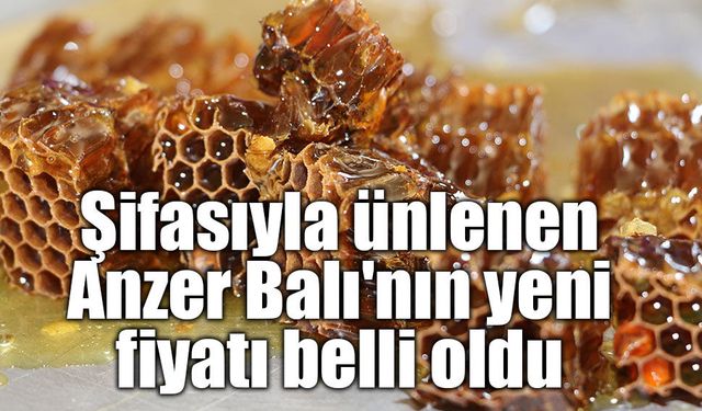 Anzer Balı'nda 2026 fiyatı belli oldu: Kilosu 7 bin TL'den satışa sunulacak