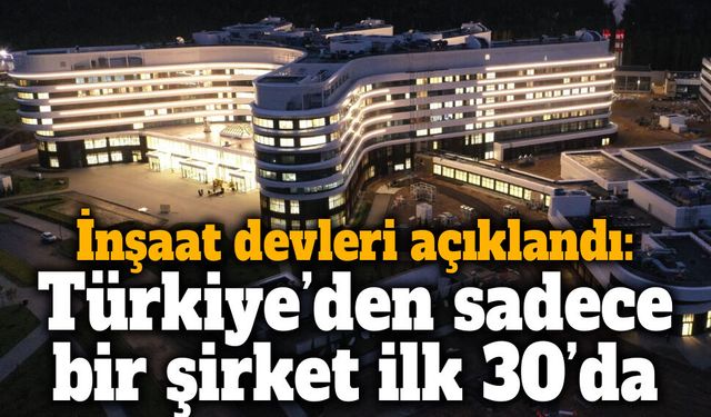 Companiesmarketcap açıkladı: Türkiye’den sadece ENKA dünyanın en değerli 30 inşaat şirketi arasında