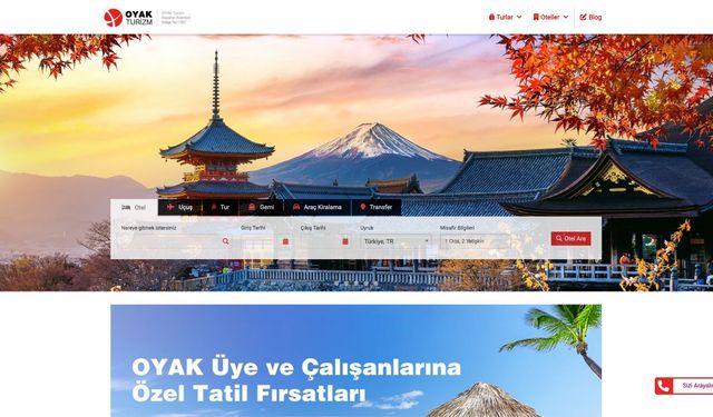 OYAK Pazarlama turizm hizmetlerini dijital platforma taşıdı