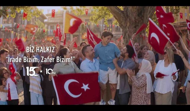 Halkbank'tan 15 Temmuz'a Özel Reklam Filmi:   "İrade Bizim, Zafer Bizim"