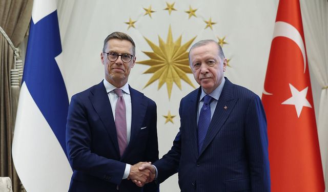 Cumhurbaşkanı Erdoğan, Finlandiya Cumhurbaşkanı Stubb ile görüştü