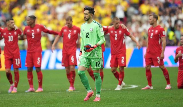 İsviçre penaltılarla güldü! Kolombiya'yı eleyip Arjantin'in rakibi oldu