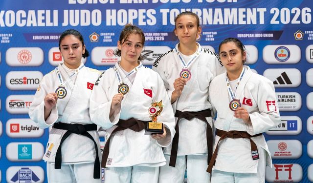 Milli judocular Avrupa Kupası’nda madalya gururu yaşattı
