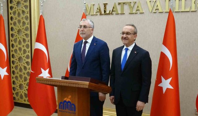 Bakan Işıkhan Malatya'da temaslarına başladı