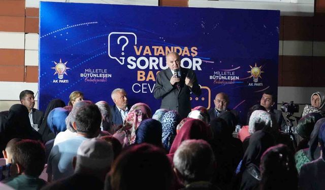 Başkan Özlü mahalle toplantılarını Sancaklar ile sürdürdü