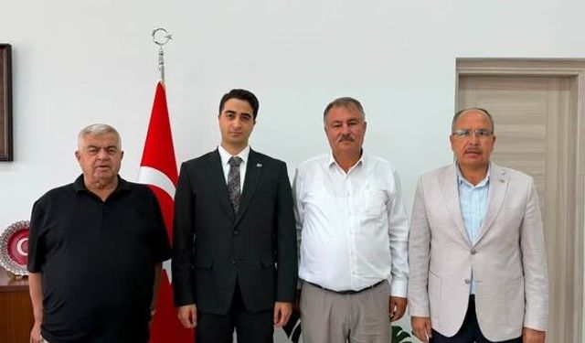 Başkan Pütün'den yeni Kaymakam Haydari'ye hayırlı olsun ziyareti