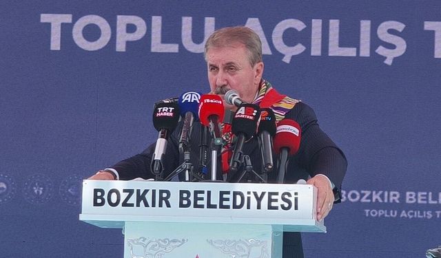 BBP Genel Başkanı Destici, Bozkır'da toplu açılış törenine katıldı