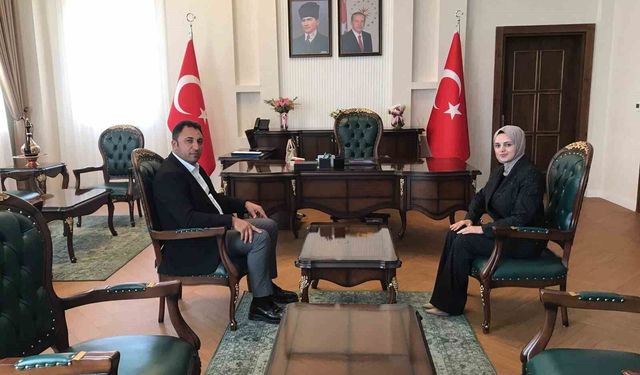 Cengiz'den Kaymakam Bayguş'a hayırlı olsun ziyareti