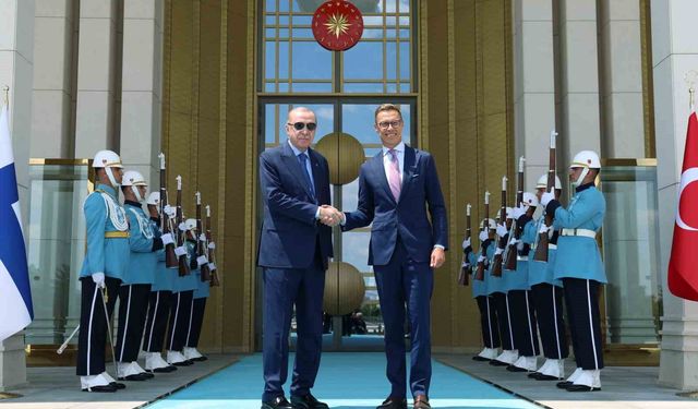 Cumhurbaşkanı Erdoğan, Finlandiya Cumhurbaşkanı Stubb ile görüştü
