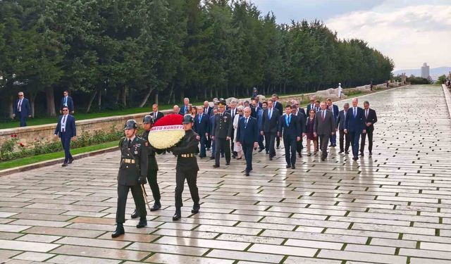 NATO heyetinden Anıtkabir'e ziyaret