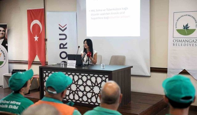 Temizlik işçilerine 'Hepatit B' eğitimi