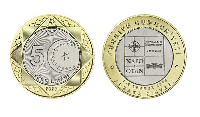 NATO Zirvesi anısına 5 liralık özel hatıra parası basıldı