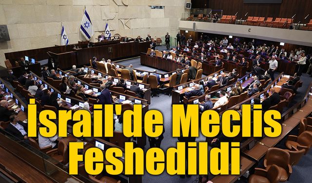 İsrail'de Meclis Feshedildi: Gözler 27 Ekim'deki Genel Seçimde