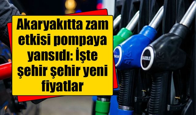 Motorine zam geldi! İşte 21 Temmuz 2026 güncel benzin, motorin ve LPG fiyatları