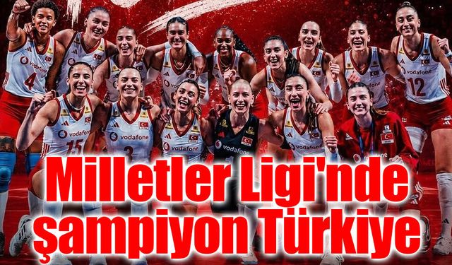 Milletler Ligi’nde 4. madalya, 2. altın: Voleybolda tarih yazmaya devam ediyoruz