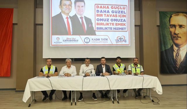 Başkanlar ve muhtarlar Tavas'ın sorunlarını masaya yatırdı