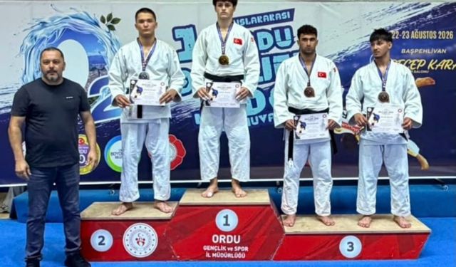 Bayburtlu judocudan bronz madalya