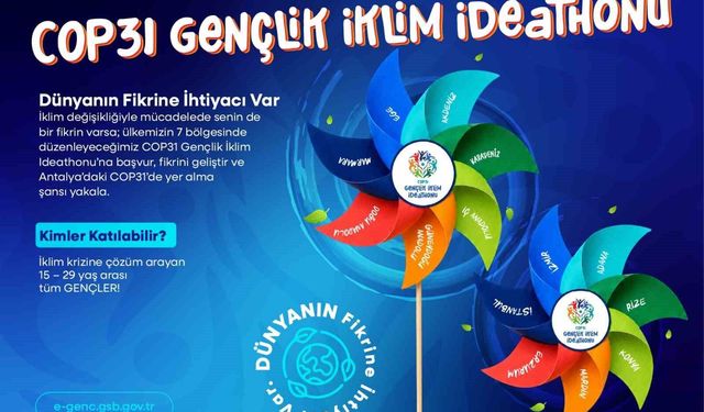COP31 Gençlik İklim İdeathonu başvuruları başladı