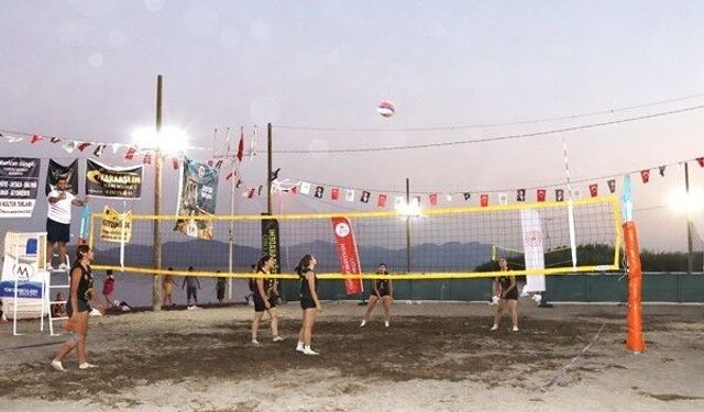 Köyceğiz'de 5. Geleneksel Ulusal Plaj Voleybolu Turnuvası başlıyor