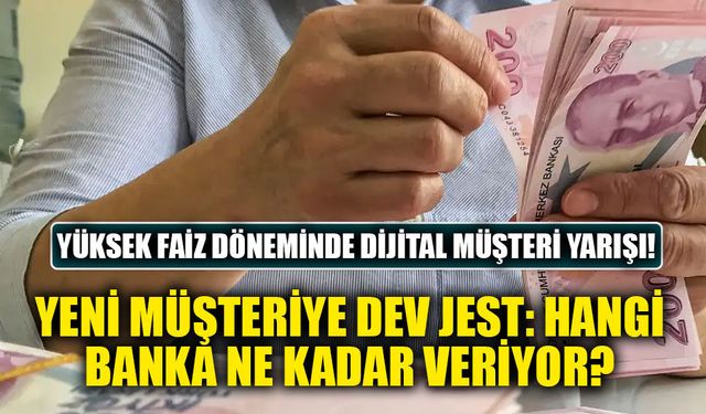 Sıkı Para Politikasında Sıfır Faiz Yarışı: Bankalar Yeni Müşteri İçin Limitleri Yükseltti