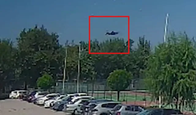 Yalova’da F-16 Eğitim Uçağı Düştü: Kaza Anı Kamerada