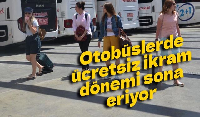 Maliyet krizi otobüs ikramlarını vurdu: Paralı servis kapıda!
