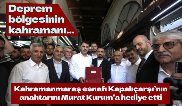Kapalıçarşı esnafından Bakan Kurum’a anlamlı jest: “Devletin gücünü yanımızda hissettik”